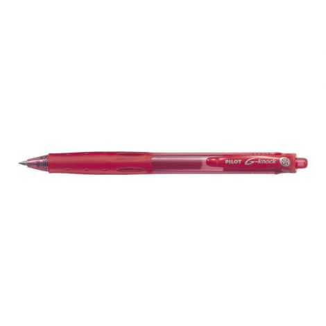 Długopis żelowy Pilot G-Knock 0.5mm Czerwony